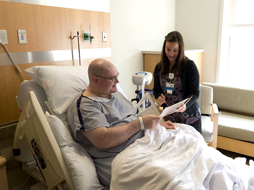 Helping a patient transition to home at Boston area hospital